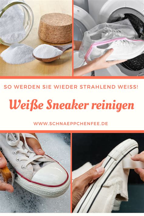 Weisse Turnschuhe reinigen 